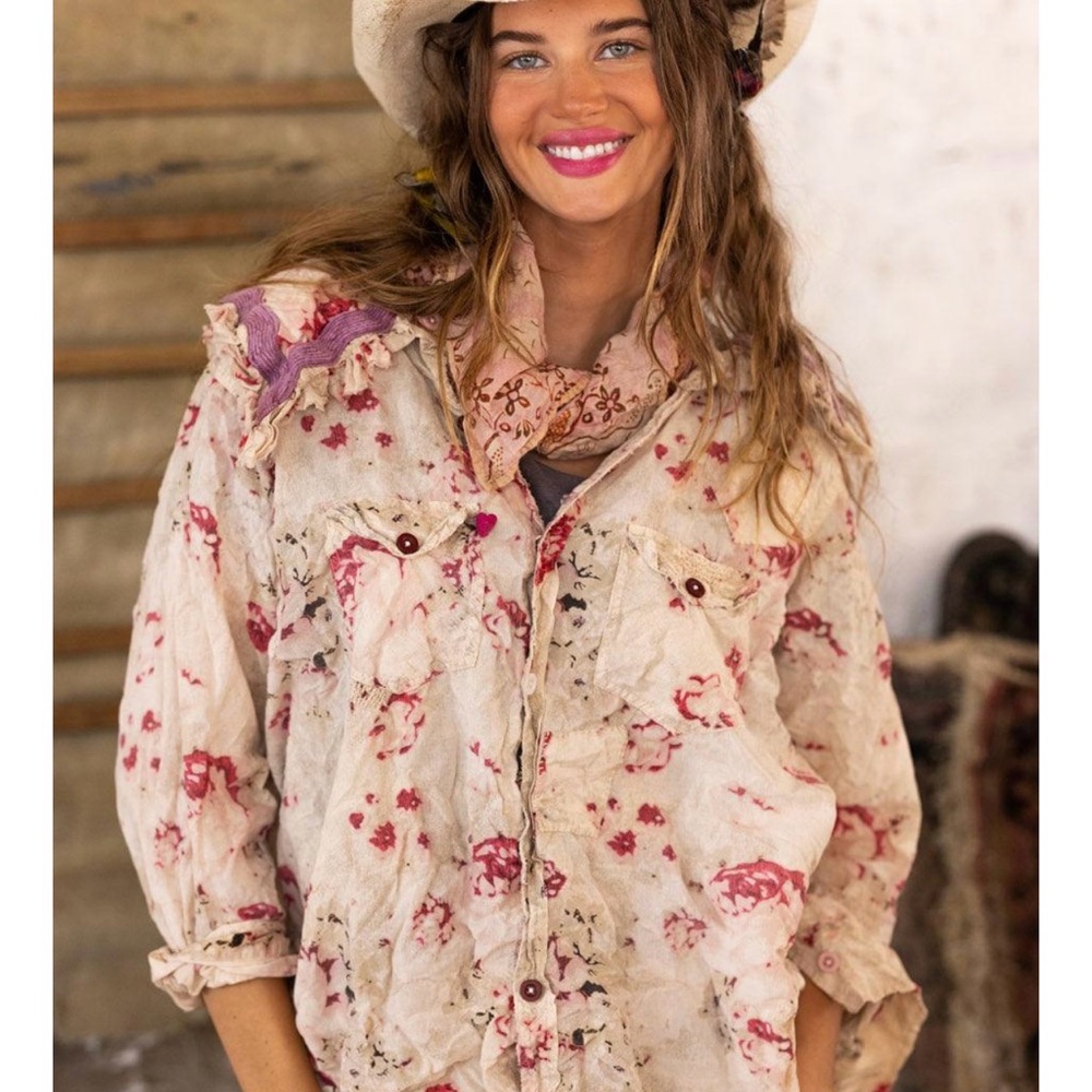 Magnolia Pearl Ric Rac Kelly Western shirt
